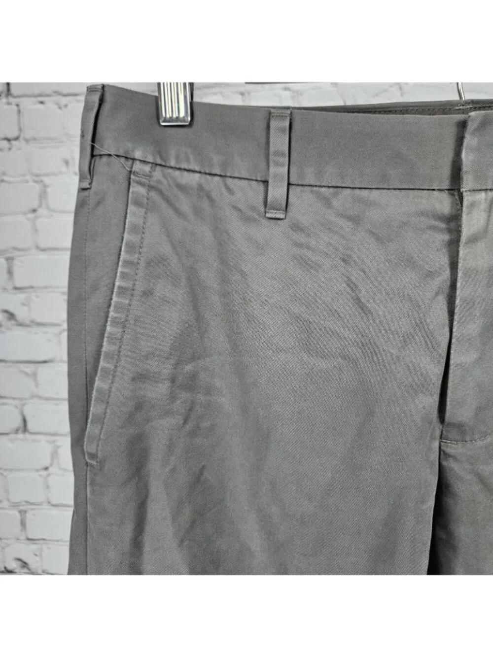 Bonobos Grey Thursday Slim Fit 100% Cotton Flat Front Straight Chino Pants 30x29